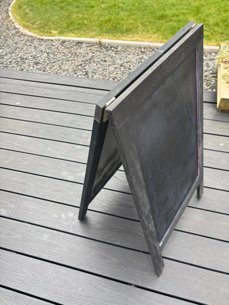 Olympia pavement board - ship mobile catering advertising 