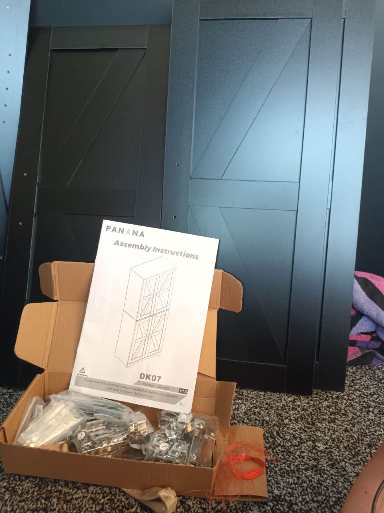 Panana DK07 Black Storage Cabinet – Brand New