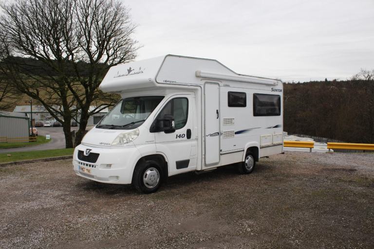 2007 "07" Plate Compass Suntor 140 Compact 4 Berth Motorhome With End Lounge