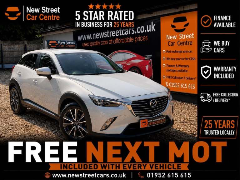 2015 Mazda CX-3 1.5 SKYACTIV-D Sport Nav SUV 5dr Diesel Manual Euro 6 (s/s) (105 ps) HATCHBACK Di...