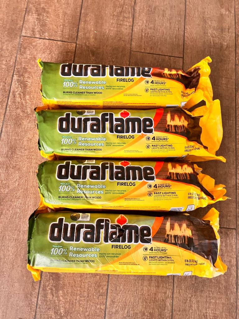 🔥 Duraflame 4‑Hour Firelogs — Pack of 4 — £15