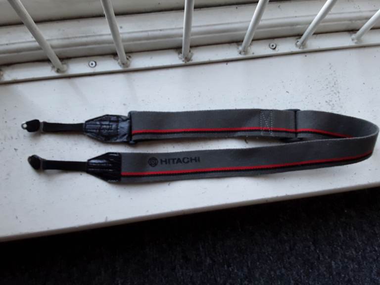 Hitachi adjustable camera, video strap