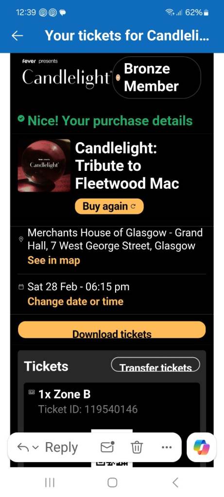 Fleetwood Mac tribute by Candlelight