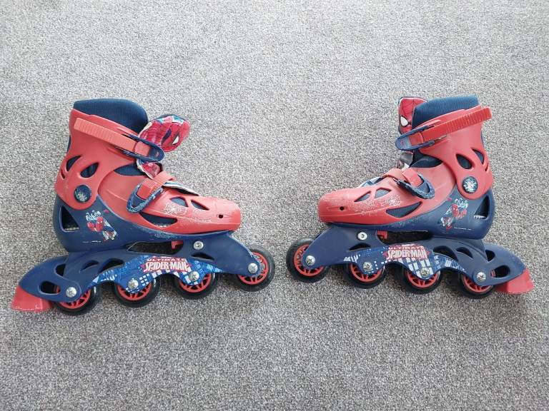 Kids Spider-Man Roller Skates – Good Condition