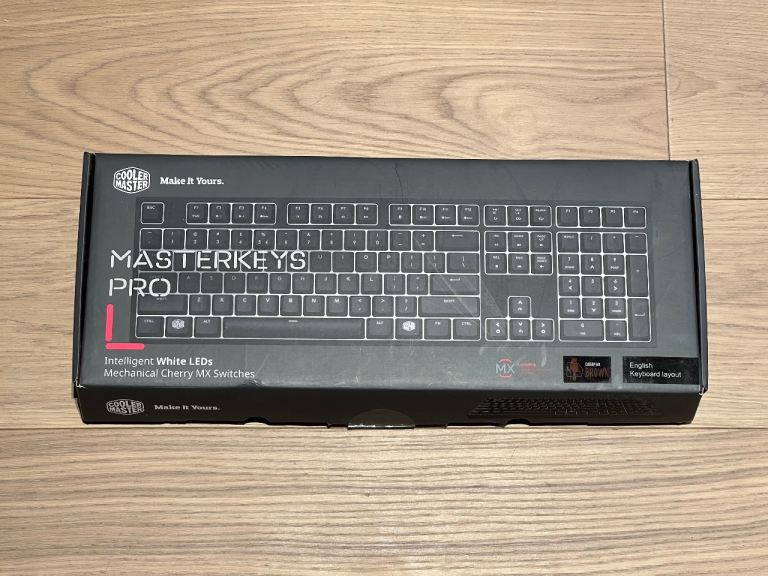 Cooler Master MasterKeys Pro L Mechanical Keyboard – Good Condition
