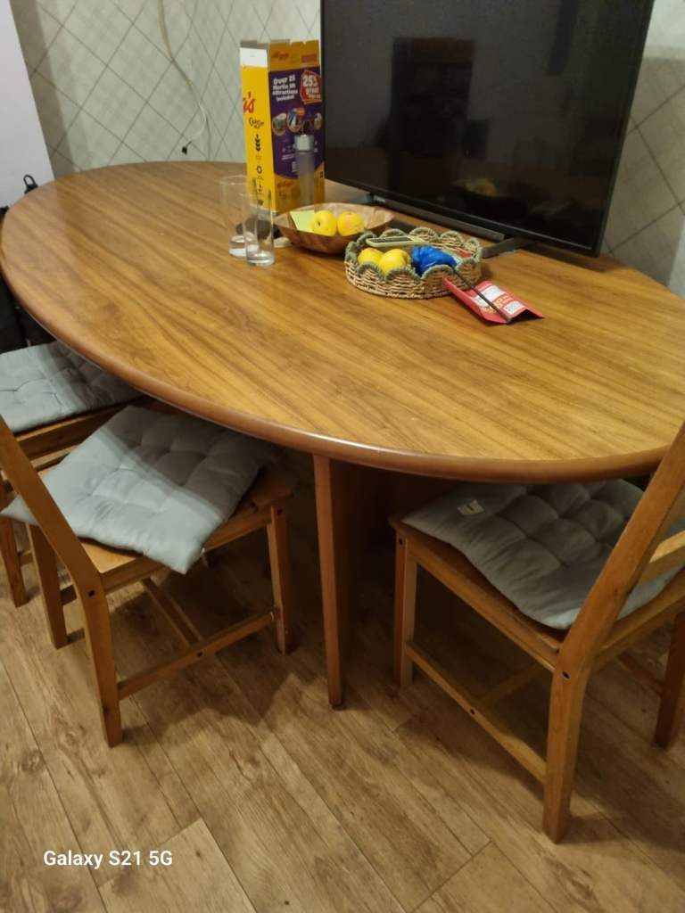 image for Large Table and Chairs