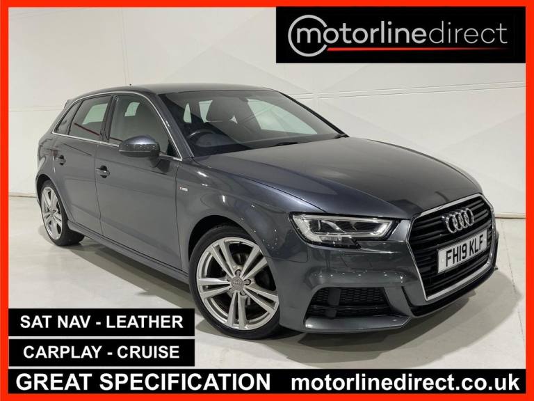 2019 Audi A3 1.6 TDI 30 S line Sportback 5dr Diesel S Tronic Euro 6 (s/s) (116 ps) Hatchback Dies...