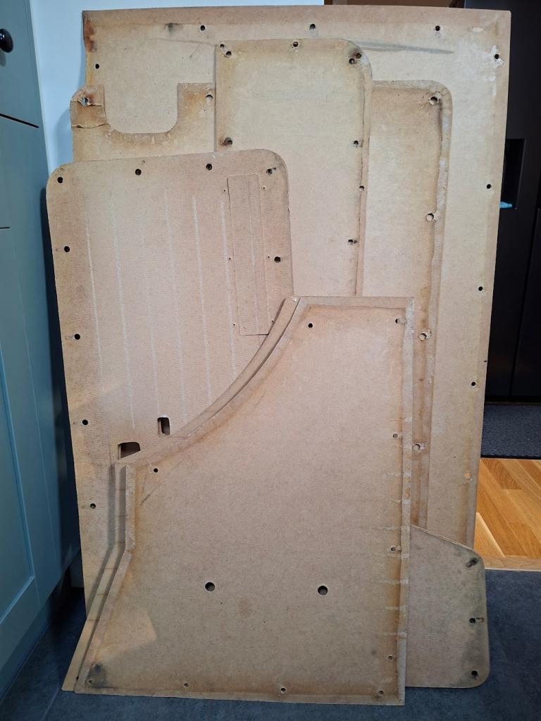Hardboard Interior Trim Panels ( set of 7 ) VW T2 Early Bay