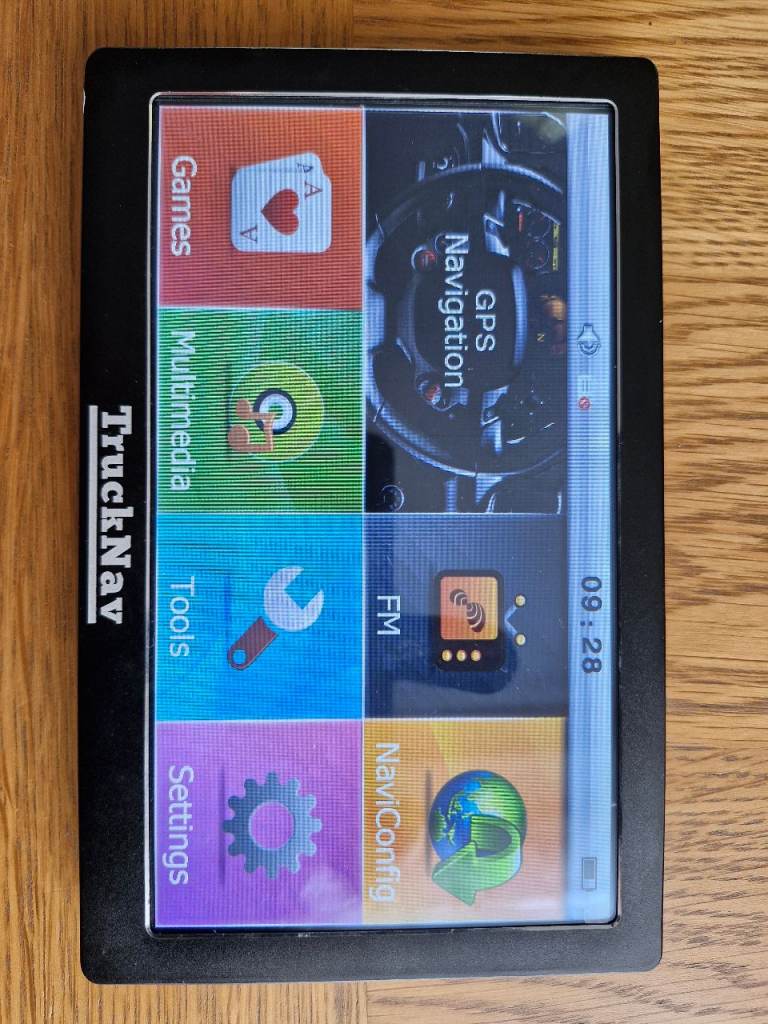 Trucknav GPS satnav ideal for Motorhome