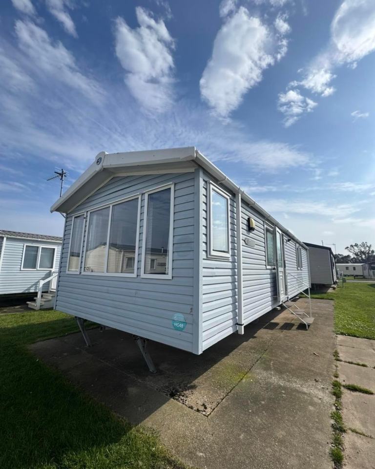 SITED STATIC CARAVAN FOR SALE BY THE COAST