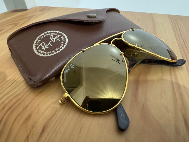 Vintage Ray Ban Diamond B&L USA 58-14 