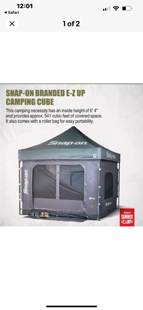 image for Genuine SNAP-ON Gazebo & tent attachment