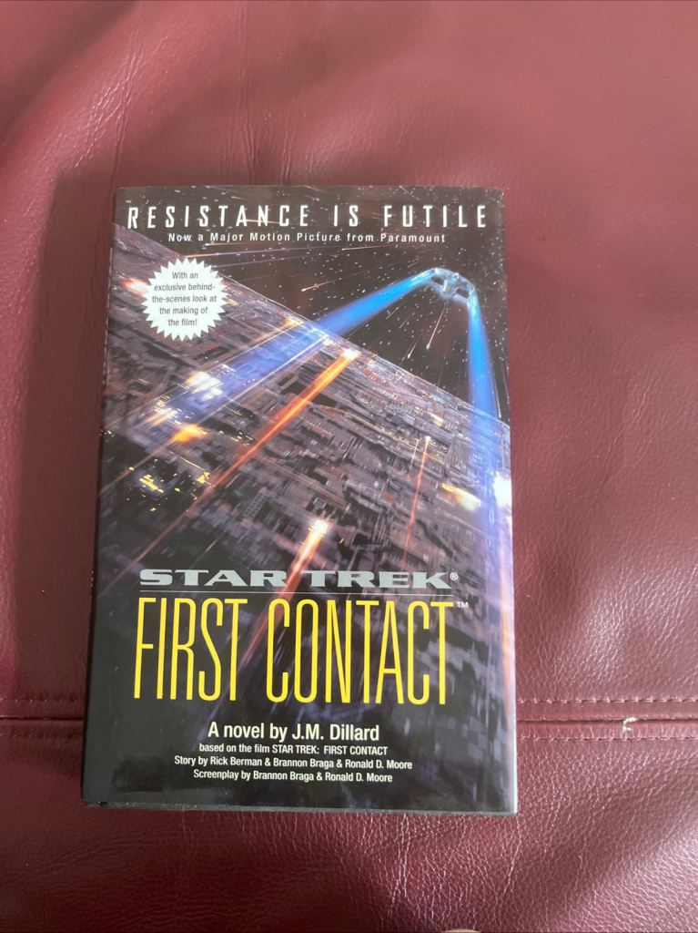 Star Trek: First Contact Novel by J.M. Dillard – Good Condition