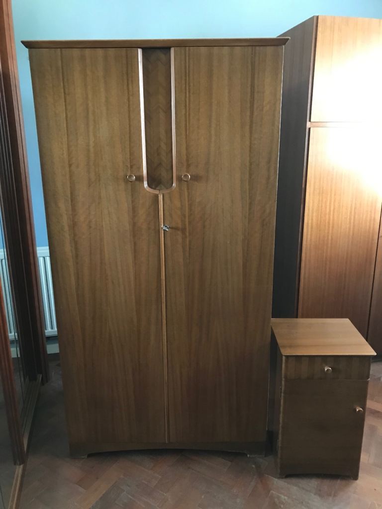 Wardrobe & Bedside Cabinet