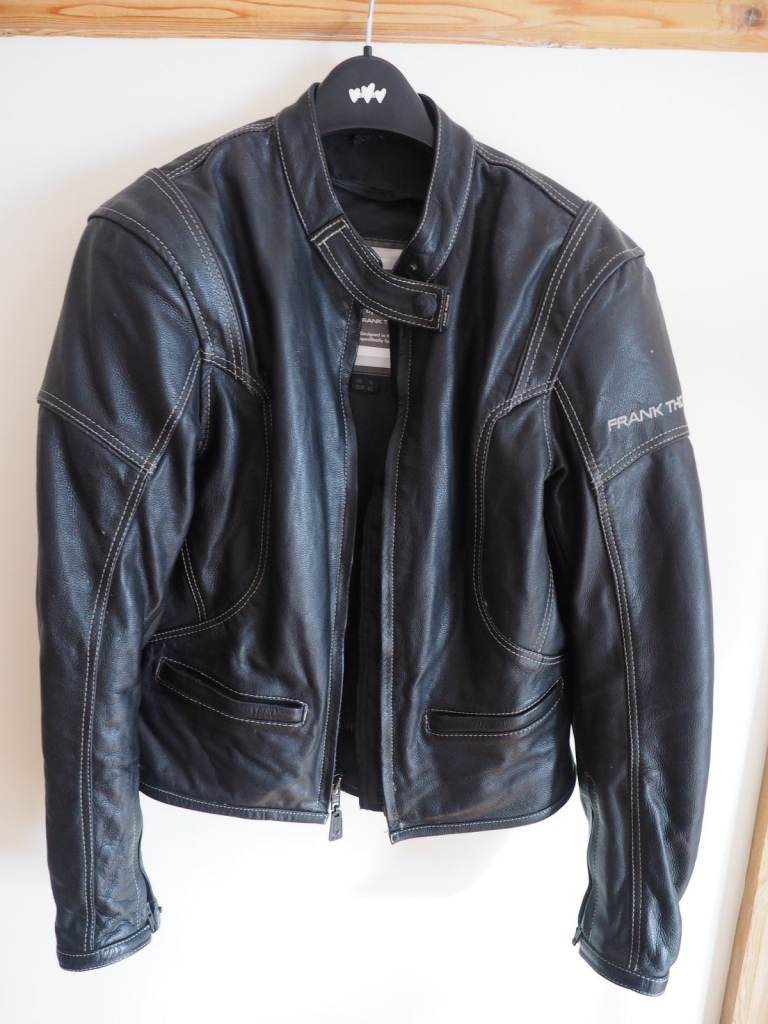 Ladies Leather Motorcycle Jacket size 16