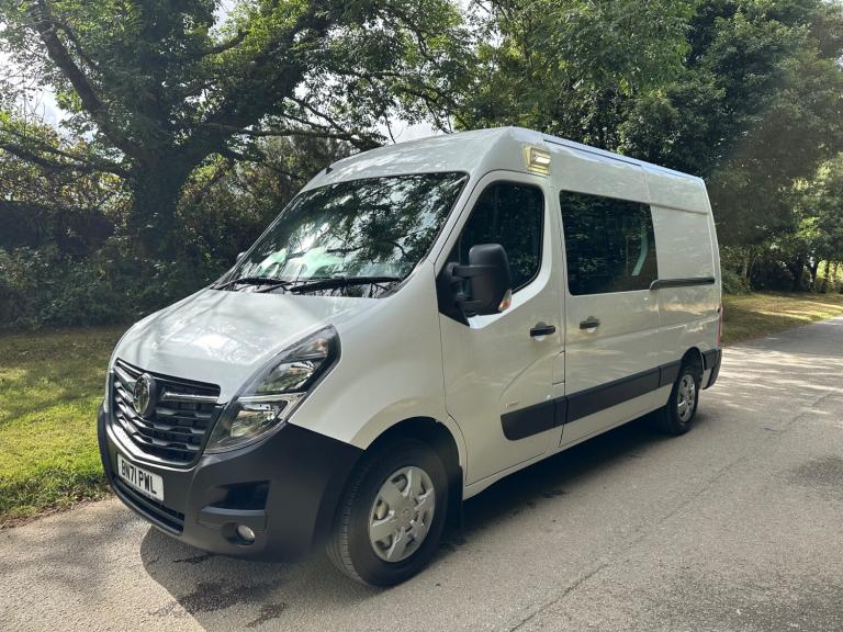 2021 VAUXHALL MOVANO 3500 L2 H2 2.3 TURBO D 135BHP MWB H/R 6 SEAT WELFARE VAN