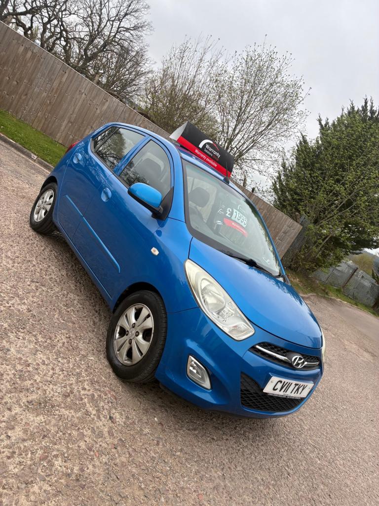 2011 Hyundai i10 1.2 Active 5dr HATCHBACK Petrol Manual