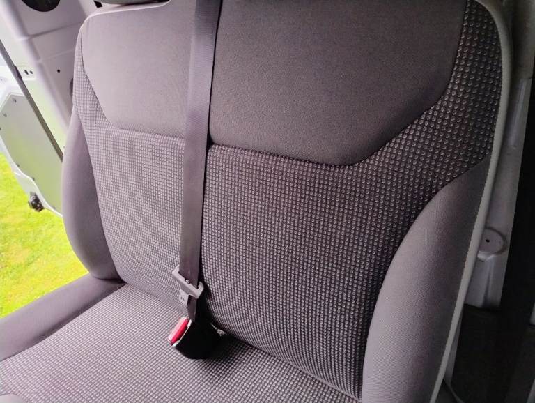 Transit van double seats with seatbelts