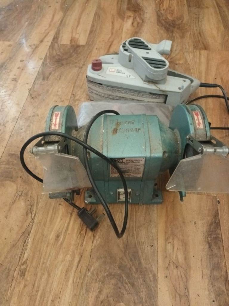Bench Grinder and Belt Sander – Used Condition