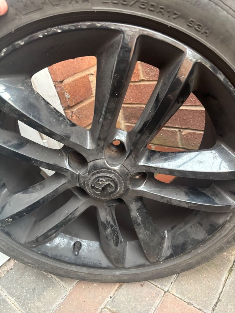 Vauxhall corsa Alloys and tyres 