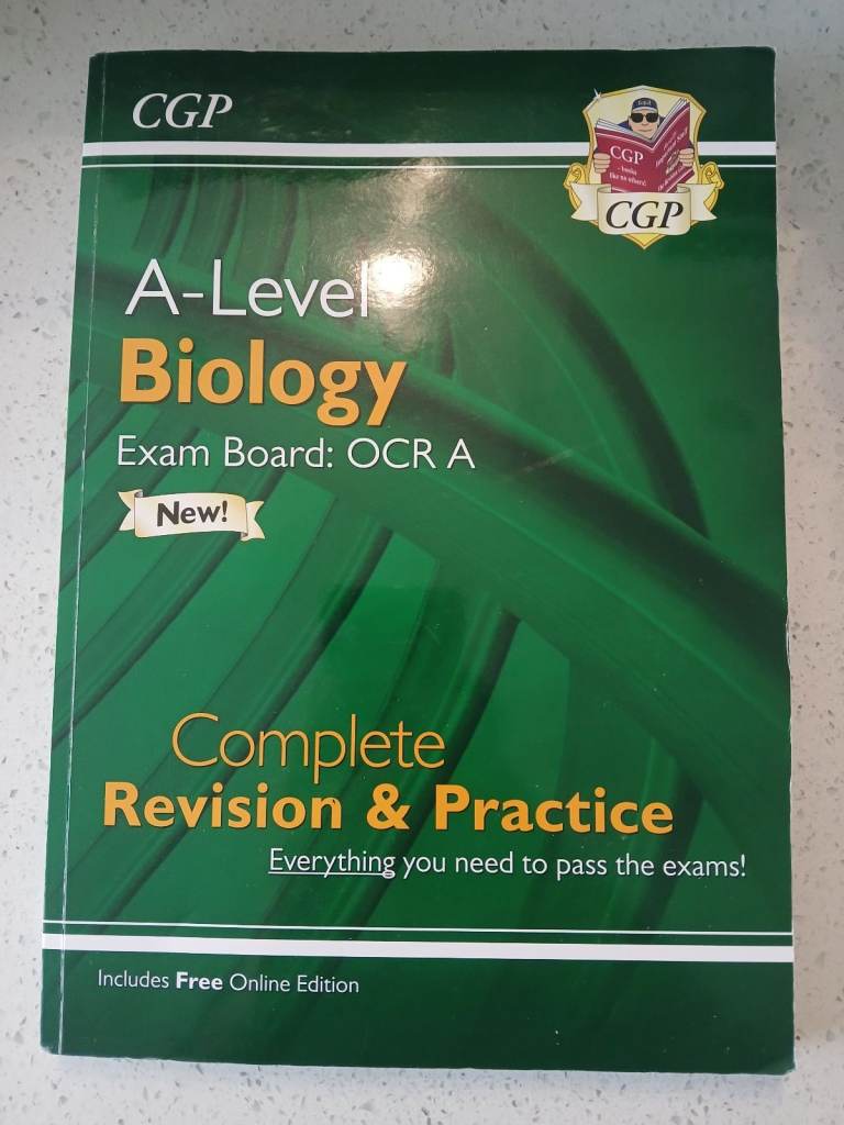 CGP A-level biology revision guide