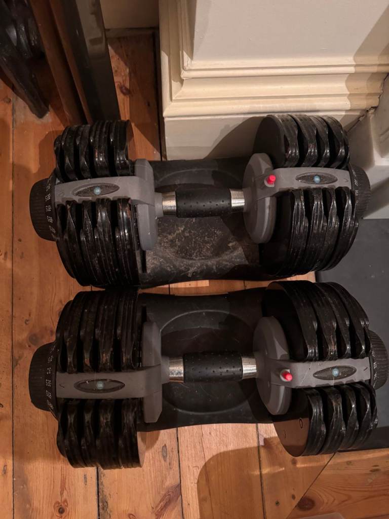 Weights REDUCED:  Adjustable Dumbells 5kg-32.5kg, EZ bar, Heavy duty Bench, dumbells, weight plates