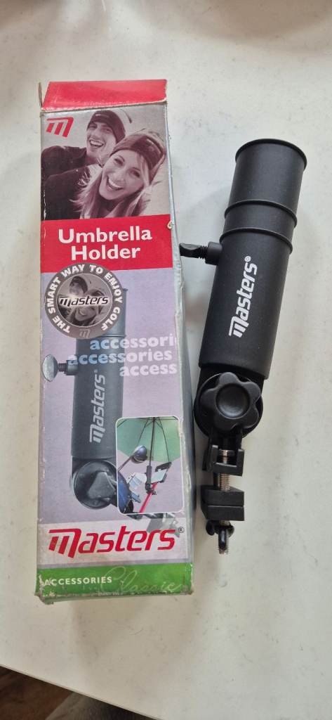 Golf umbrella holder