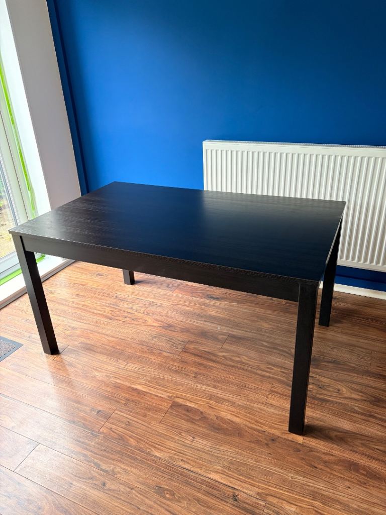 Black Dining Room Table 