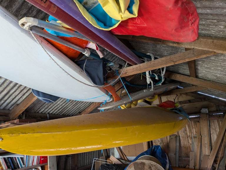 Canoe, Paddles, Wind Surf Boards etc.