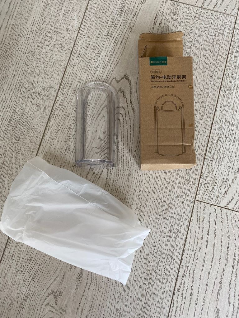 Toothbrush Holder Clear New Wall Mount Self Adhesive