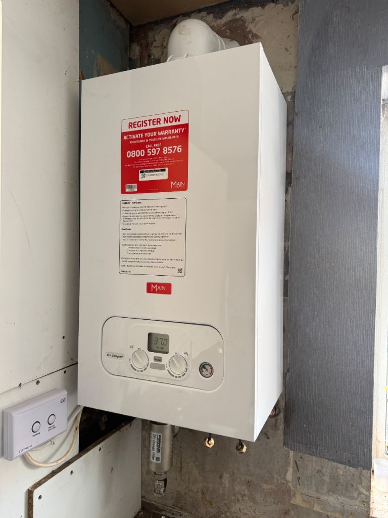 Main/baxi boilers supplied and fitted 