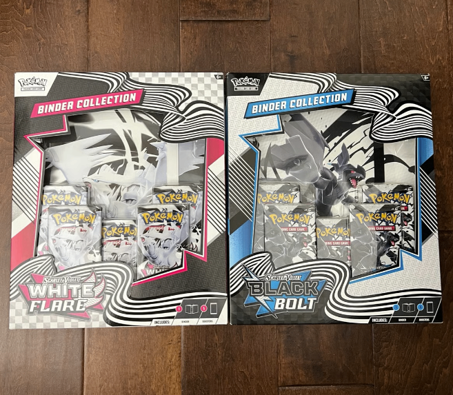 Pokemon Black Bolt & White Flare Binder Collections (1 Binder + 5 Boosters each)