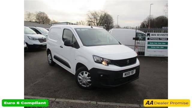 2019 Peugeot Partner 1000 1.6 BlueHDi 100 Professional Van PANEL VAN DIESEL Manual