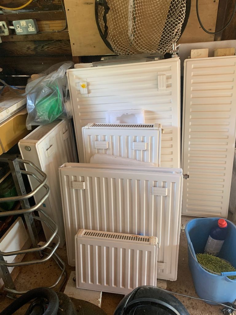 10 x radiators white all different sizes can sell individually or as job lot 