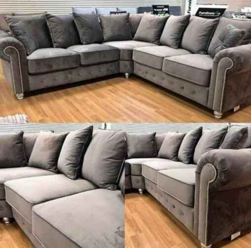 Stylish Ashwin 3 2 Seater Sofa L Shape Sofa With Cushion 