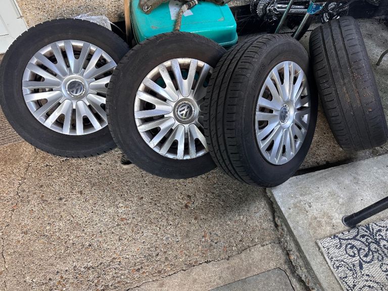 Vw golf mk6 15inc wheels 4x