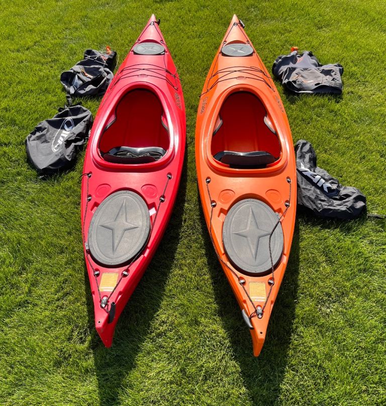 2 x 11ft Gosea touring kayaks 