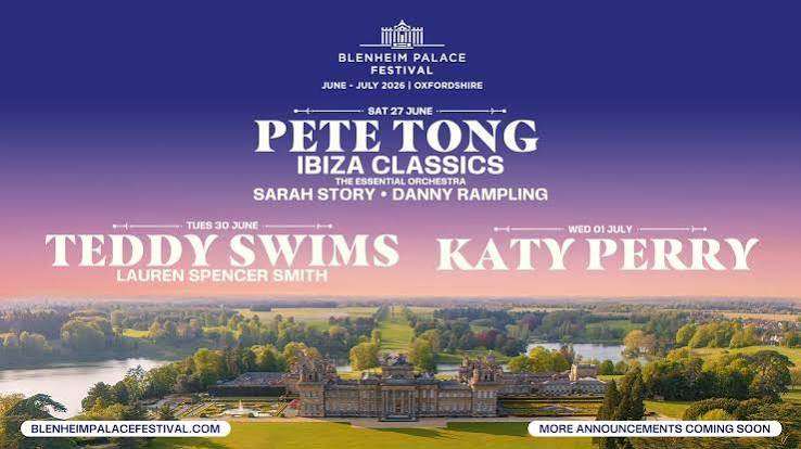  2 x tickets to Blenheim Palace Festival - Katy Perry, 1st July