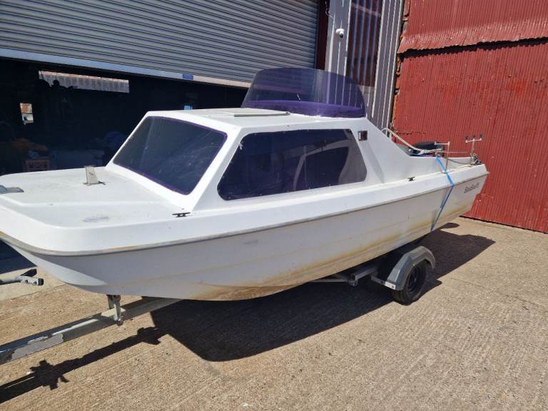 Boat cabin trailer engine