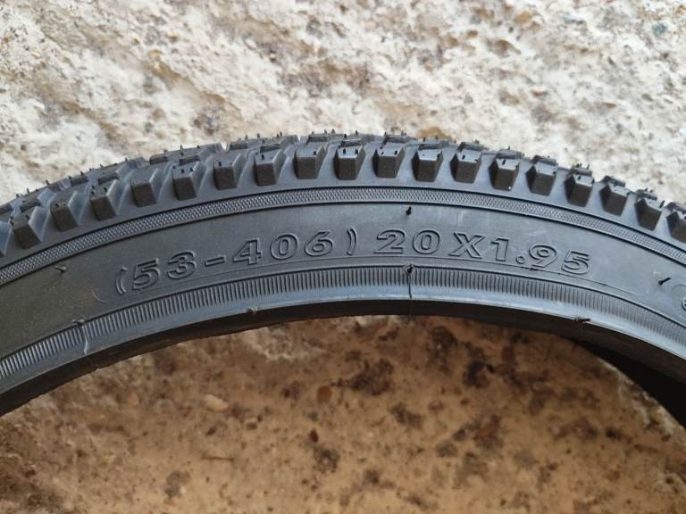 20 inch Fincci Mountain Bike Tyre - Black, Good Condition