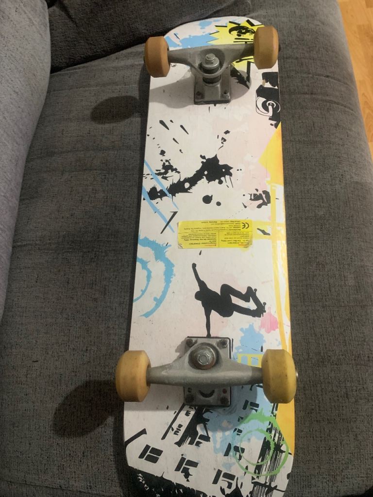  Skateboard with JBM Protective Gear – Good Condition