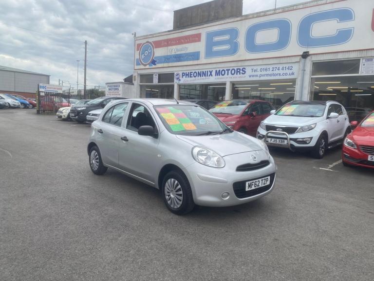 2012 Nissan Micra 1.2 Visia 5dr HATCHBACK PETROL Manual