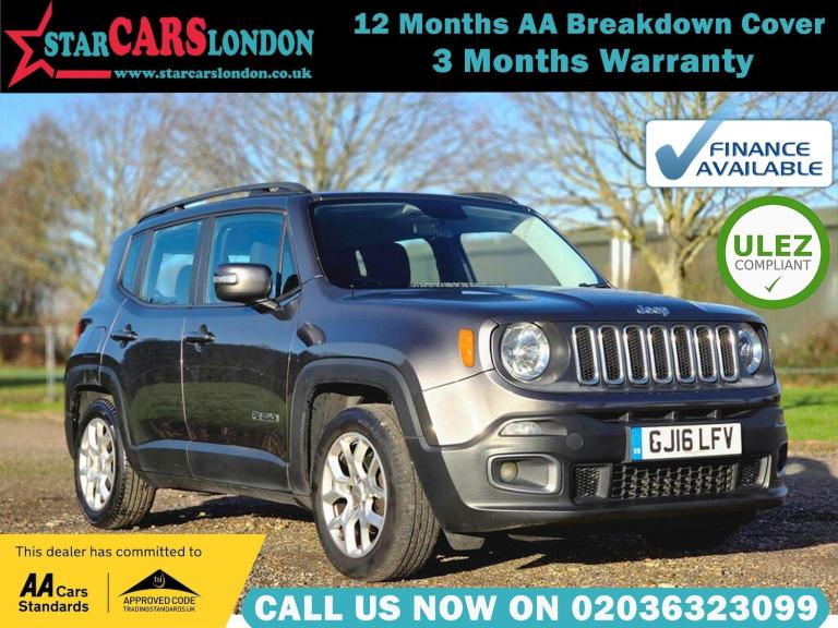 2016 Jeep Renegade 1.4T MultiAirII Longitude DDCT Euro 6 (s/s) 5dr ESTATE Petrol Automatic