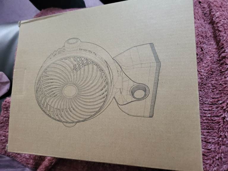 Mini fan. Black 
