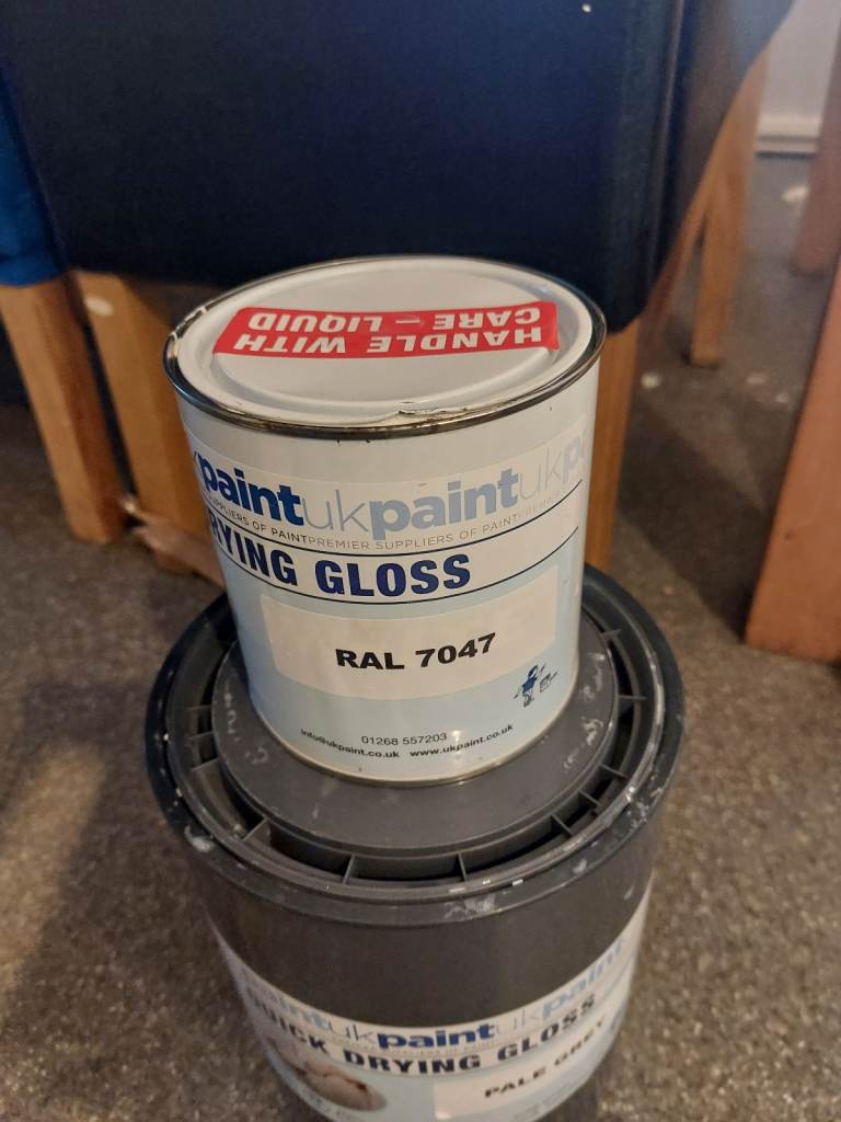 Grey gloss paint 5L + 1L water based