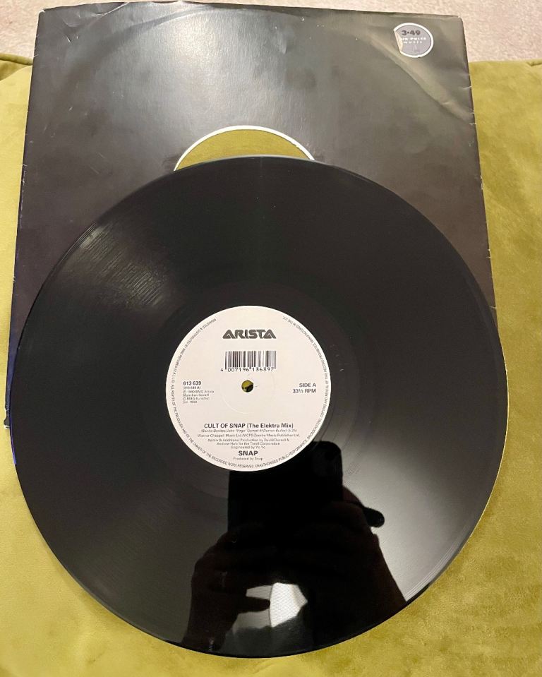 Snap - Cult Of Snap (The Elektra  Mix) - 12" Vinyl record 1990 house club dance