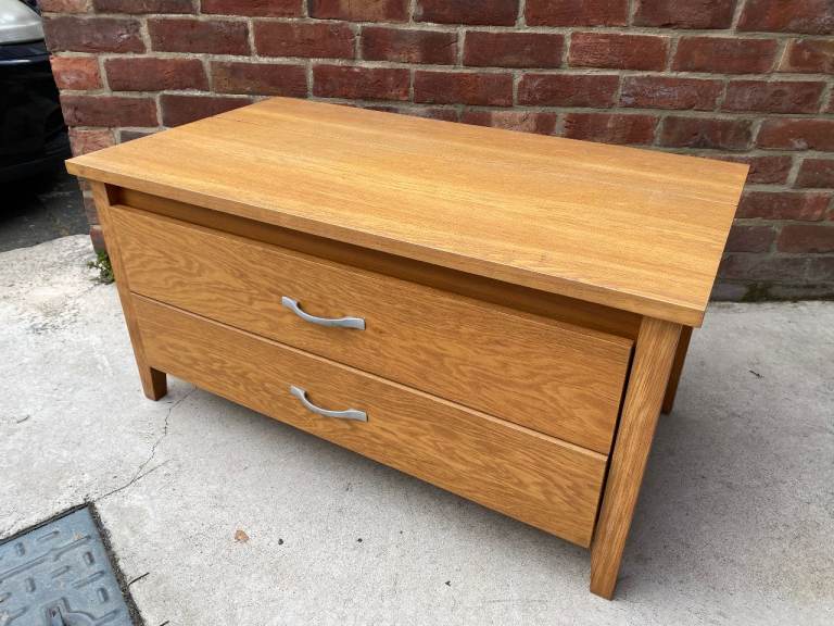 Solid Wooden Coffee table with 2 drawers and storage compartment house decor