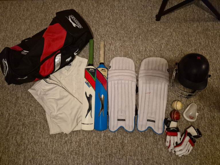 Cricket bats and full kit - child size