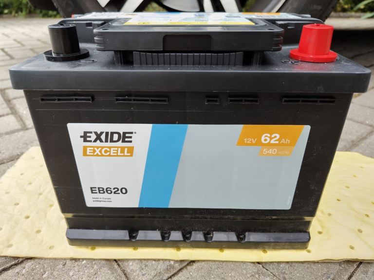 EXIDE EB620 battery 12v 62Ah 540 A(EN) classic polarity 