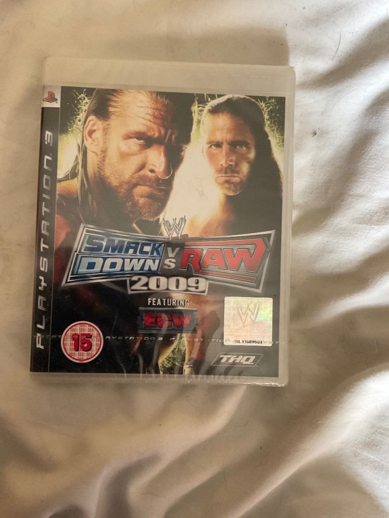 WWE Smackdown vs. Raw 2009 for PlayStation 3: An Immersive Wrestling Experience in original Steal